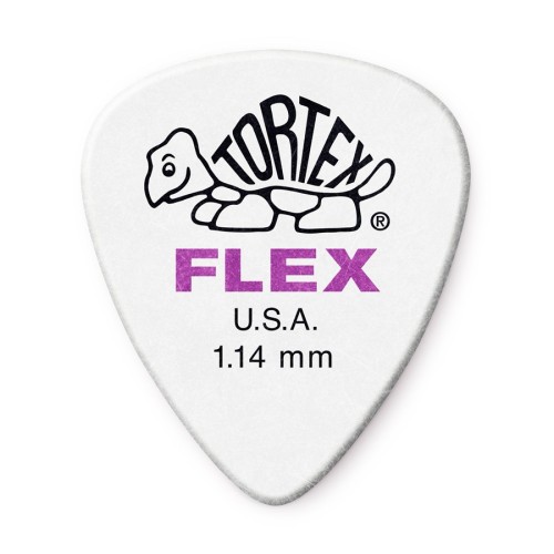 Dunlop Tortex® Flex™ Standard Pick 1.14 mm mediators Dunlop Tortex® Flex™ Standard Pick 1.14 mm mediators