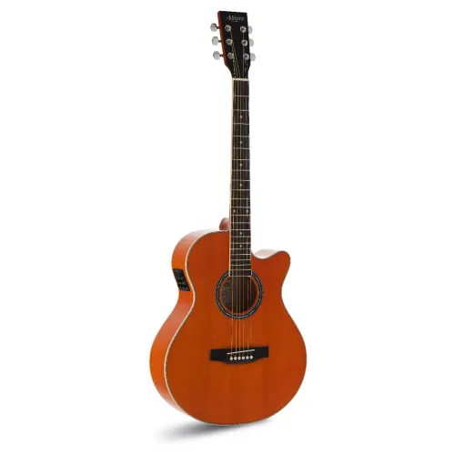 Admira Indiana Cutaway oranža satīna — 4/4 akustiskā ģitāra Admira Indiana Cutaway oranža satīna — 4/4 akustiskā ģitāra