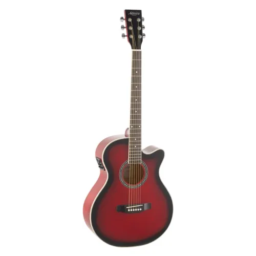 Admira Indiana Cutaway sarkana — 4/4 akustiskā ģitāra Admira Indiana Cutaway sarkana — 4/4 akustiskā ģitāra