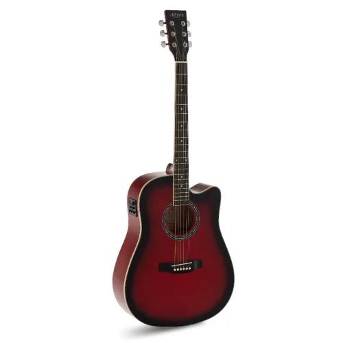 Admira Tennessee Cutaway sarkana satīna — 4/4 akustiskā ģitāra Admira Tennessee Cutaway sarkana satīna — 4/4 akustiskā ģitāra