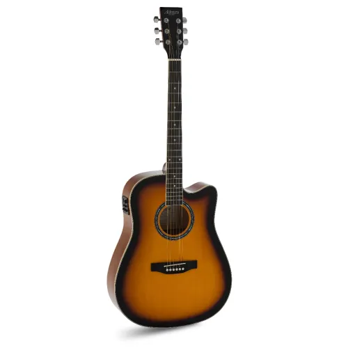 Admira Tennessee Cutaway Sunburst satīna — 4/4 akustiskā ģitāra Admira Tennessee Cutaway Sunburst satīna — 4/4 akustiskā ģitāra