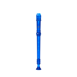 Angel ASRG-300T-OB — soprāna blokflauta, caurspīdīgi zila (Ocean Blue)
