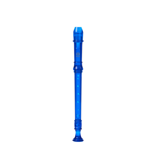 Angel ASRG-300T-OB — soprāna blokflauta, caurspīdīgi zila (Ocean Blue)