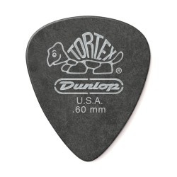 Dunlop Tortex® Pitch Black Standard Pick .60 mm mediators Dunlop Tortex® Pitch Black Standard Pick .60 mm mediators