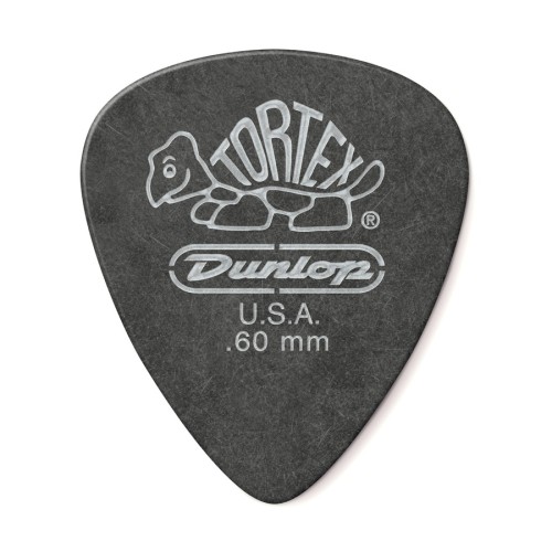 Dunlop Tortex® Pitch Black Standard Pick .60 mm mediators Dunlop Tortex® Pitch Black Standard Pick .60 mm mediators