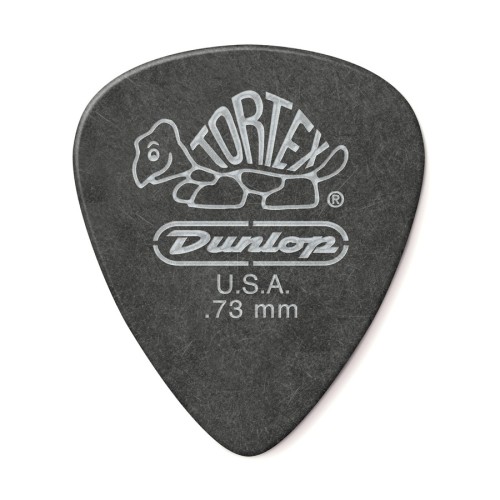 Dunlop Tortex® Pitch Black Standard Pick .73 mm mediators Dunlop Tortex® Pitch Black Standard Pick .73 mm mediators