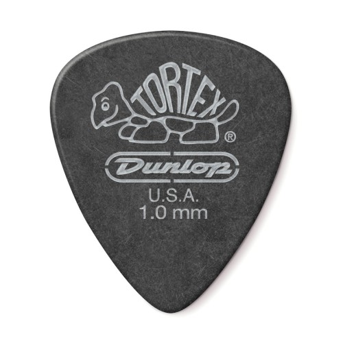 Dunlop Tortex® Pitch Black Standard Pick 1.0 mm mediators Dunlop Tortex® Pitch Black Standard Pick 1.0 mm mediators