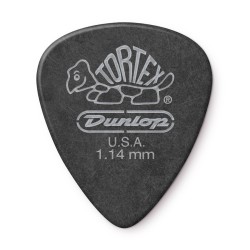 Dunlop Tortex® Pitch Black Standard Pick 1.14 mm mediators Dunlop Tortex® Pitch Black Standard Pick 1.14 mm mediators