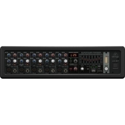 Behringer PMP550M — mikserpults ar pastiprinātāju Behringer PMP550M — mikserpults ar pastiprinātāju
