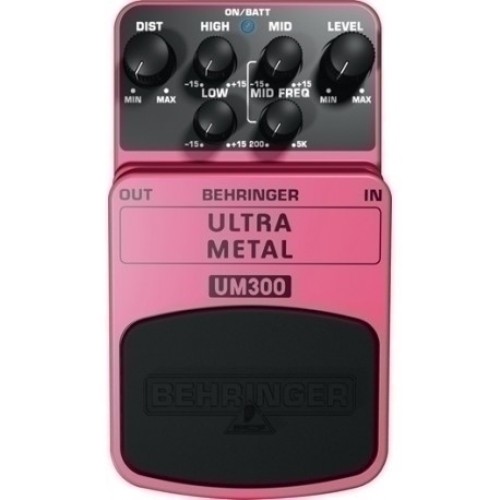 Behringer UM300 — metal distortion pedālis