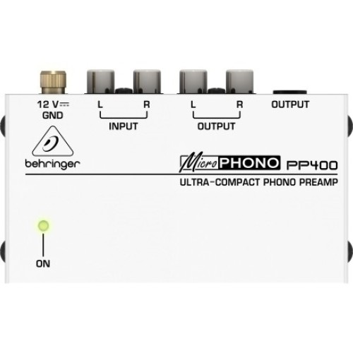 Behringer PP400 — phono priekšpastiprinātājs Behringer PP400 — phono priekšpastiprinātājs