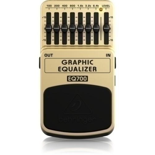 Behringer EQ700 — ekvalaizera pedālis Behringer EQ700 — ekvalaizera pedālis