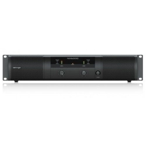 Behringer NX6000 — D klases jaudas pastiprinātājs Behringer NX6000 — D klases jaudas pastiprinātājs