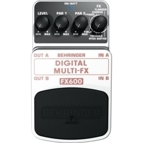 Behringer FX600 — stereo multiefektu pedālis