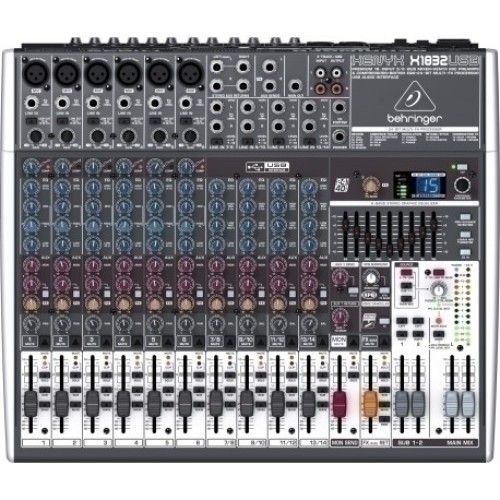 Behringer XENYX QX1832USB — analogā USB mikserpults