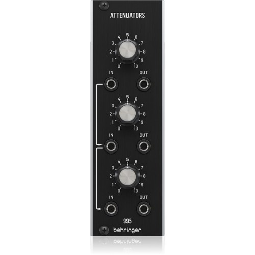 Behringer 995 — trīs signālu vājinātāju modulis