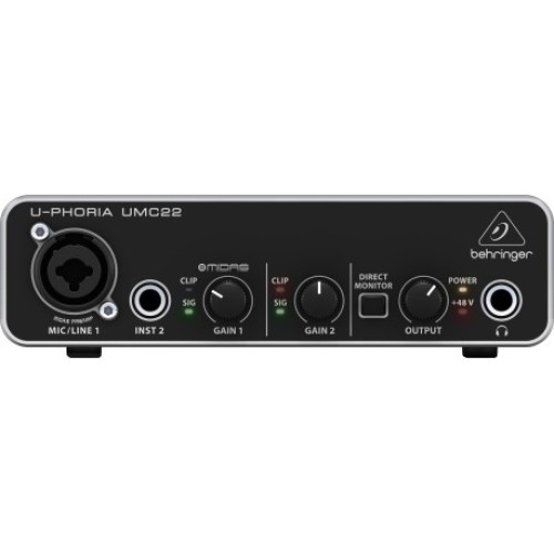 Behringer UMC22 — USB skaņas karte