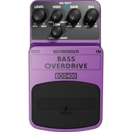 Behringer BOD400 — basģitāras overdrive pedālis