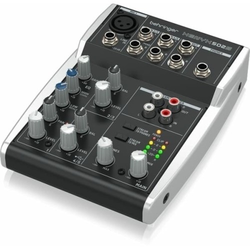 Behringer XENYX 502S — analogā USB mikserpults