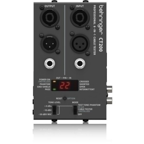 Behringer CT200 — audio vadu testeris