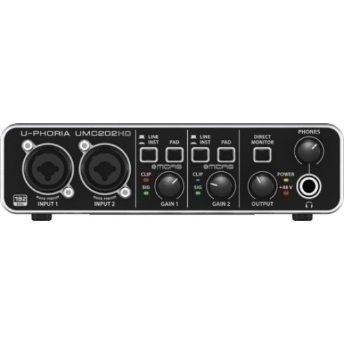 Behringer UMC202HD — USB skaņas karte