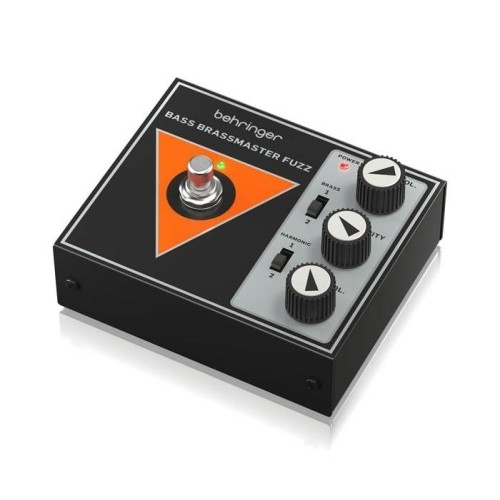 Behringer BASS BRASSMASTER FUZZ — basģitāras fuzz pedālis Behringer BASS BRASSMASTER FUZZ — basģitāras fuzz pedālis