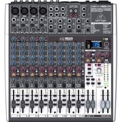 Behringer XENYX X1622USB — analogā USB mikserpults