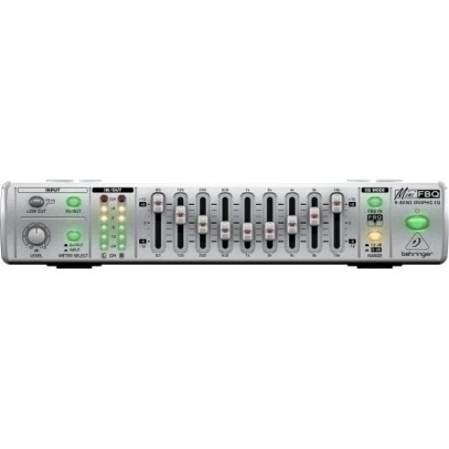 Behringer FBQ800 — grafiskais ekvalaizers Behringer FBQ800 — grafiskais ekvalaizers