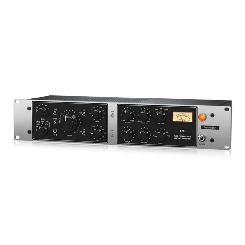 Behringer 676 — lampu priekšpastiprinātājs ar kompresoru