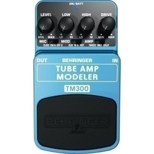 Behringer TM300 — pastiprinātāju modelēšanas pedālis
