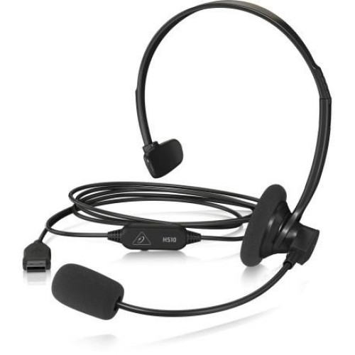 Behringer HS10 — USB mono austiņa ar mikrofonu Behringer HS10 — USB mono austiņa ar mikrofonu