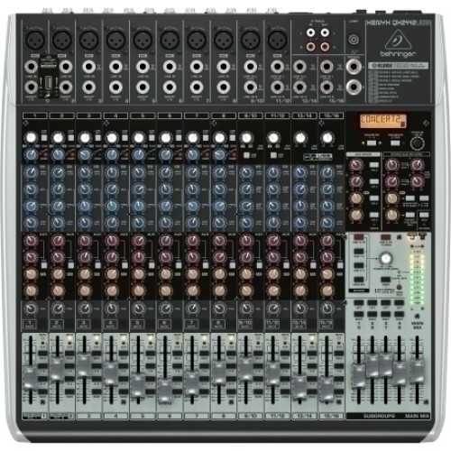 Behringer XENYX QX2442USB — analogā USB mikserpults