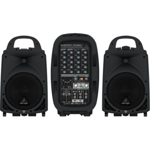 Behringer PPA500BT — portatīvais PA komplekts Behringer PPA500BT — portatīvais PA komplekts