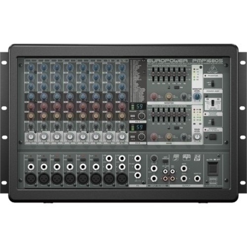 Behringer PMP1680S — mikserpults ar pastiprinātāju Behringer PMP1680S — mikserpults ar pastiprinātāju