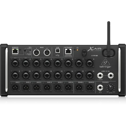 Behringer XR18 — ar planšeti vadāms digitālais mikseris Behringer XR18 — ar planšeti vadāms digitālais mikseris