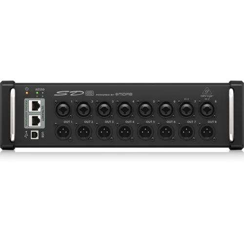 Behringer SD8 — digitālā skatuves kārba Behringer SD8 — digitālā skatuves kārba