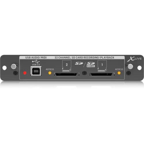 Behringer X-LIVE — SD ieraksta un USB karte X32