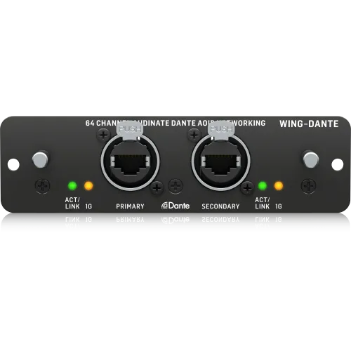 Behringer WING-DANTE — Dante paplašinājuma karte Behringer WING-DANTE — Dante paplašinājuma karte