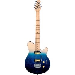 Sterling By Music Man Axis AX3QM Spectrum Blue elektriskā ģitāra Sterling By Music Man Axis AX3QM Spectrum Blue elektriskā ģitāra