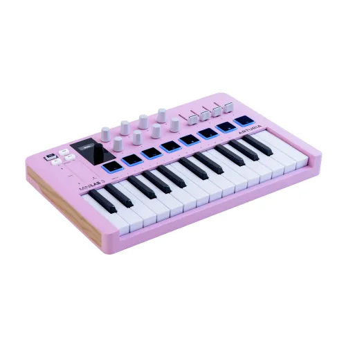 Arturia MiniLab 3 Rose Quartz — MIDI klaviatūra