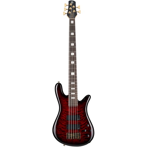 Spector Icon NS5 Black Cherry Gloss basģitāra Spector Icon NS5 Black Cherry Gloss basģitāra