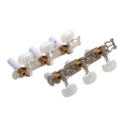 göldo Classic Tuners 3+3 stīgu spriegotāji göldo Classic Tuners 3+3 stīgu spriegotāji