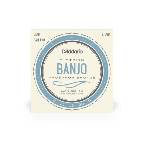 D’Addario EJ69B — 5 stīgu bandžo stīgas ar lodītes stiprinājumu D’Addario EJ69B — 5 stīgu bandžo stīgas ar lodītes stiprinājumu