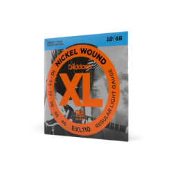 D’Addario EXL110 XL Nickel Wound 10–46 Electric Guitar Strings D’Addario EXL110 XL Nickel Wound 10–46 Electric Guitar Strings
