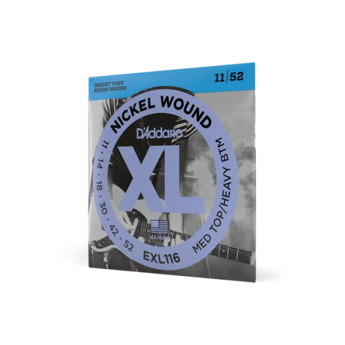 D’Addario EXL116 XL Nickel Wound 11–52 elektriskās ģitāras stīgas D’Addario EXL116 XL Nickel Wound 11–52 elektriskās ģitāras stīgas