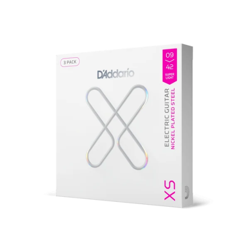 D’Addario XSE0942-3P XS Nickel 9–42 elektriskās ģitāras stīgas — 3 komplekti D’Addario XSE0942-3P XS Nickel 9–42 elektriskās ģitāras stīgas — 3 komplekti
