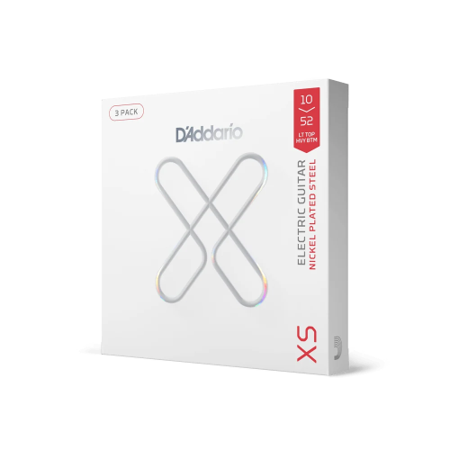 D’Addario XSE1052-3P XS Nickel 10–52 Electric Guitar Strings — 3 sets D’Addario XSE1052-3P XS Nickel 10–52 Electric Guitar Strings — 3 sets