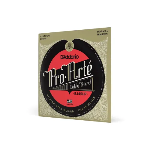 D’Addario EJ45LP — Pro-Arté Lightly Polished klasiskās ģitāras stīgas D’Addario EJ45LP — Pro-Arté Lightly Polished klasiskās ģitāras stīgas