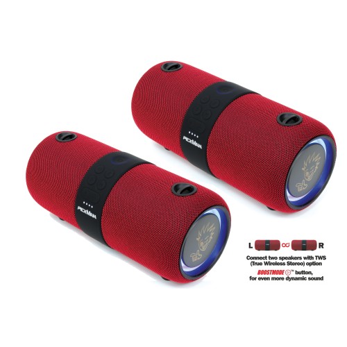 PexMan STEREO PM-10R — Bluetooth skaļruņu pāris (sarkana) PexMan STEREO PM-10R — Bluetooth skaļruņu pāris (sarkana)
