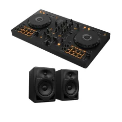 Pioneer DJ DDJ-FLX4 + DM-50D-BT DJ komplekts Pioneer DJ DDJ-FLX4 + DM-50D-BT DJ komplekts